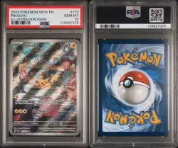 2023 POKEMON MEW EN-151 ILLUSTRATION RARE #173 PIKACHU PSA 10 - Image 3