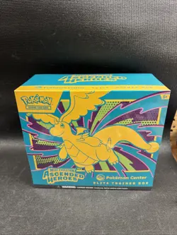 Pokemon TCG: Ascended Heroes Pokemon Center Exclusive ETB New Sealed In Hand - Image 1