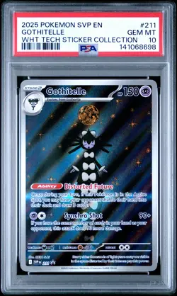 2025 POKEMON SVP EN-SV BLACK STAR PROMO #211 GOTHITELLE PSA 10 - Image 1