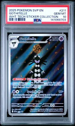 2025 POKEMON SVP EN-SV BLACK STAR PROMO #211 GOTHITELLE PSA 10 - Image 1