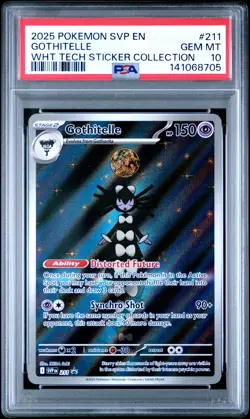 2025 POKEMON SVP EN-SV BLACK STAR PROMO #211 GOTHITELLE PSA 10 - Image 1