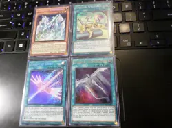 YUGIOH STARDUST SYNCHRON DAMA-EN002 1ST SYNCHRO OVERTAKE ARRIVE IN LIGHT SET - Image 2