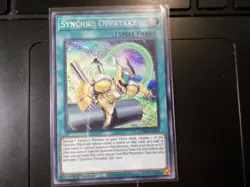 YUGIOH STARDUST SYNCHRON DAMA-EN002 1ST SYNCHRO OVERTAKE ARRIVE IN LIGHT SET - Image 4
