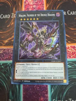 Yugioh Wollow, Founder of the Drudge Dragons DABL-En047 Super Rare 1st Ed NM - Image 1