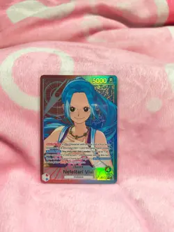 One Piece English EB03-001 Nefeltari Vivi (L) Leader Alt Art Heroines Edition - Image 1