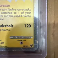 Pokemon Raichu 83/90 Undaunted Prime Ultra Rare Holo 100HP English Card - Image 3