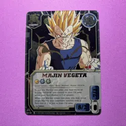 Bandai Dragon Ball CCG Majin Vegeta WA-121 1st Edition Warrior Card 2008 - Image 1