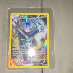 Pokemon Dialga Full Art Holo Promo Card XY77 XY 120HP Metal Claw Time Freeze - Image 1