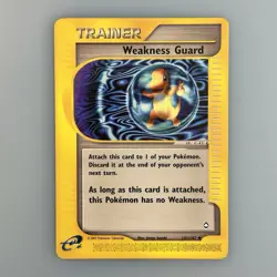 Pokemon Card - Weakness Guard 141/147 Aquapolis Regular Trainer E-Reader - Image 1