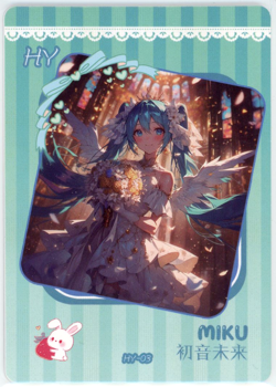 ❤HATSUNE MIKU - Goddess Story Anime Waifu Card - GODDESS ERA -HY-03 - VOCALOID - Image 1