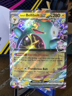 Iono's Bellibolt EX 053/159 Journey Together Pokemon TCG Holo Double Rare Card - Image 1