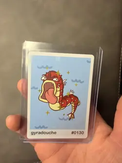 🔥SHINING Gyradouche Pookiemoot #0130 (Holo Gold) Parody Card Fan Art Derpy🔥 - Image 4