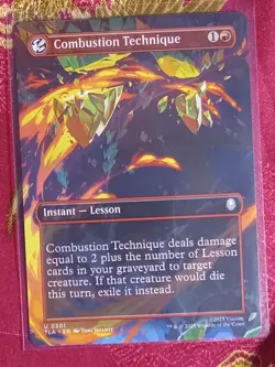 EXTENDED Combustion Technique Avatar: The Last Airbender Magic The Gathering MTG - Image 1