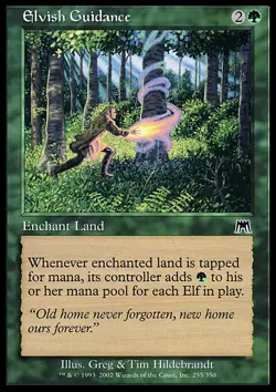 MTG ELVISH GUIDANCE PLAYED - GUIDA ELFICA - ONS - MAGIC - Image 1