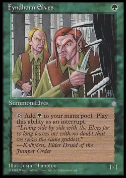 MTG FYNDHORN ELVES EXC - ELFI DI FYNDHORN - IA - MAGIC - Image 1