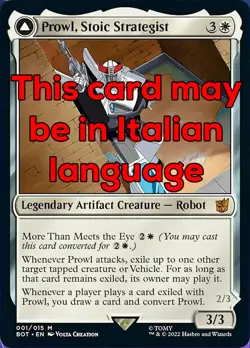 MTG PROWL, STOIC STRATEGIST EXC - STRATEGA STOICO - BOT IT - MAGIC - Image 1