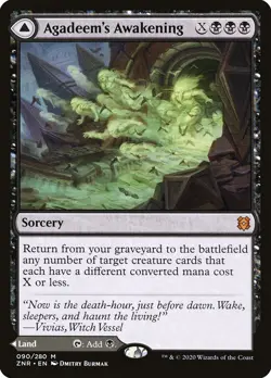 Agadeem's Awakening // Agadeem, the Undercrypt [Zendikar Rising] Near Mint - Image 1