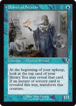 Delver of Secrets // Insectile Aberration (Retro Frame) [Innistrad Remastered] N - Image 1