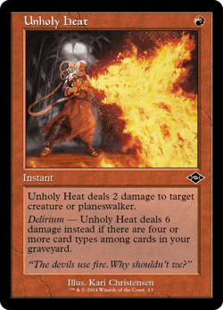 Unholy Heat (Retro) [Modern Horizons 2] Near Mint - Image 1