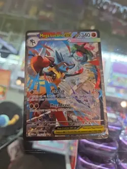 Pokemon Mega Lucario ex 179/132 Special Illustration Rare Mega Evolution - Image 1