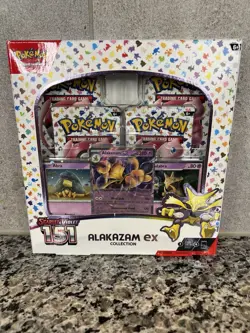 Pokemon Scarlet & Violet 151 Alakazam EX Collection Sealed - Image 1