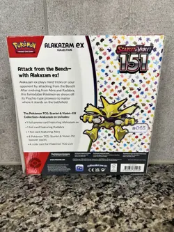 Pokemon Scarlet & Violet 151 Alakazam EX Collection Sealed - Image 2