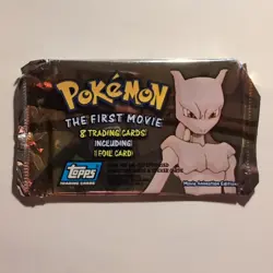 Pokemon Booster Topps - The First Movie Leer - English - Mewtu/Mewtwo Artwork - Image 1