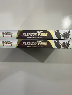 Pokemon TCG Kleavor VSTAR Premium Collection Box Lot of 2 - Image 2