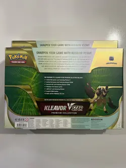Pokemon TCG Kleavor VSTAR Premium Collection Box Lot of 2 - Image 3