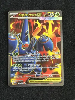 Mega Skaraborn ex PFL 108/094 Pokemon Fatale Flammen Fullart Karte - Image 1