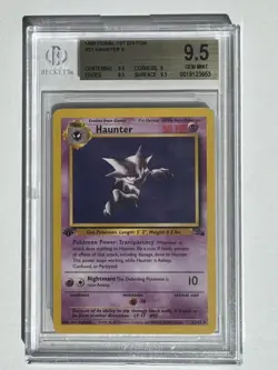 1999 Pokemon Fossil 1st Edition #021 Haunter BGS 9.5 - Image 1