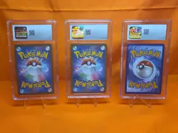 Pokemon TCG CGC Graded Lot Of 3 - Image 2