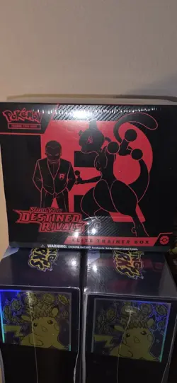 Pokemon TCG Destined Rivals Elite Trainer ETB PRISTINE CONDITION - Image 1
