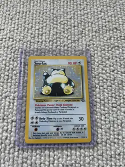 Pokemon TCG Snorlax 11/64 Jungle Set Holo Vintage 1999 WOTC LP visible scratch - Image 1