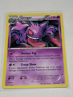 Gengar Holo 60/162 XY BREAKthrough Near Mint Pokemon TCG - Image 1