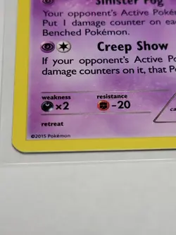 Gengar Holo 60/162 XY BREAKthrough Near Mint Pokemon TCG - Image 3
