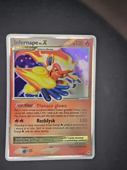 Infernape LV.X 121/130 Holo Rare LV.X Diamond & Pearl Pokemon Mint Polish - Image 2