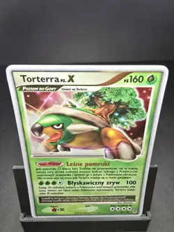 Pokemon TCG Torterra LV.X 122/130 Diamond & Pearl Holo Rare 2007 MINT Polish - Image 1