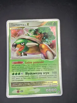 Pokemon TCG Torterra LV.X 122/130 Diamond & Pearl Holo Rare 2007 MINT Polish - Image 2