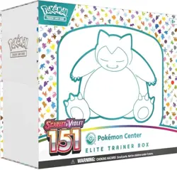 Scarlet & Violet 151 Pokemon Center Elite Trainer Box Sealed ETB w/Acrylic Case - Image 1