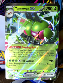 Yanmega Ex 3/182 Pokemon TCG S&V Destined Rivals Double Rare Holo NM - Image 1