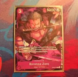 One Piece: Welcome Pack Vol. 2 OP09-076 Roronoa Zoro (Alt Art / Promo) - MINT - Image 1