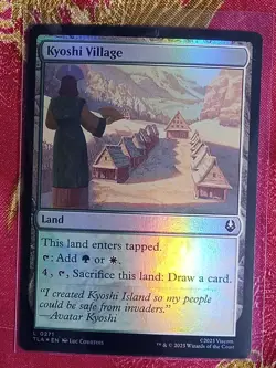 FOIL Kyoshi Village Avatar: The Last Airbender Magic The Gathering MTG Land Card - Image 1