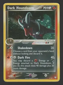 Dark Houndoom Holo EX Team Rocket Returns 5/109 ENG – Pokemon Card Holofoil - Image 1