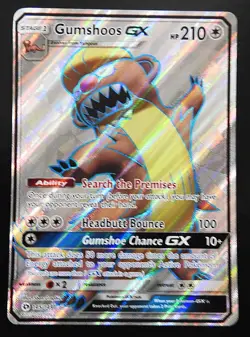 POKEMON GUMSHOOS GX 145/149 FULL ART HOLO TEXTURED CARD SUN & MOON 2017 POKEMON - Image 1