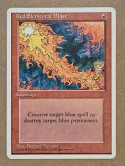 Red Elemental Blast - 4th Edition - Near Mint | MTG - Image 1