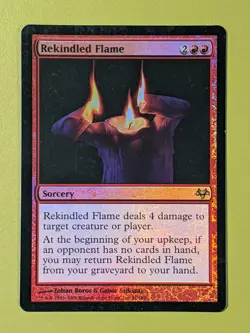 FOIL Rekindled Flame x1 Eventide 1x Magic the Gathering MTG - Image 1