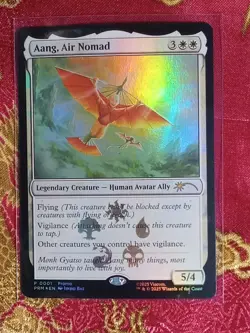 PROMO FOIL Aang, Air Nomad Avatar: The Last Airbender Magic The Gathering MTG - Image 1
