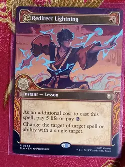 SHOWCASE Redirect Lightning Avatar: The Last Airbender Magic The Gathering MTG - Image 1
