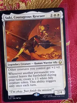 Suki, Courageous Rescuer Avatar: The Last Airbender Magic The Gathering MTG rare - Image 1